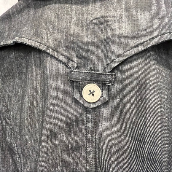 BACCINI jacket heathered black chambray size small - Picture 9 of 12